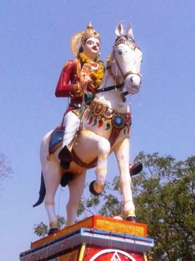 Basaweshwara Statue at Ranjolkheni-Bidar-Karnataka.