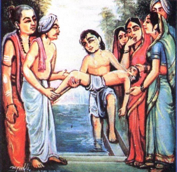 Guru Basava saved a droning boy