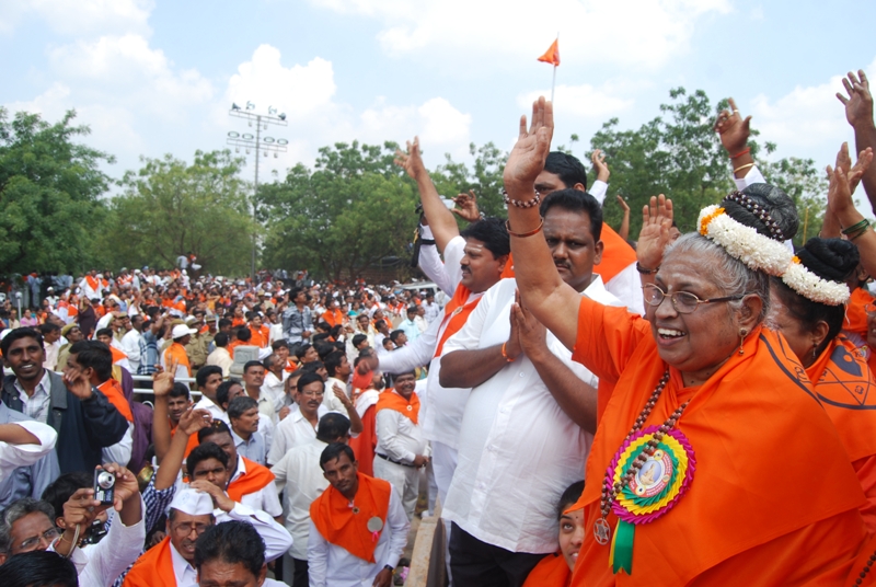 11th Kalyana Parva, Basavakalyana 2012, 108-foot Guru Basava Statue Inauguration, Basavakalyana.
