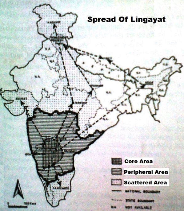 Spread of Lingayat in India